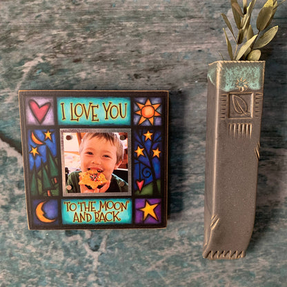Moon and Back Picture Frame
