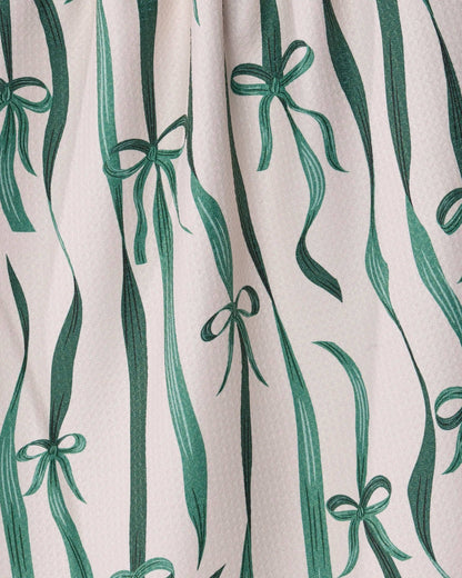 Falling Ribbon Tea Towel - Holiday 2026