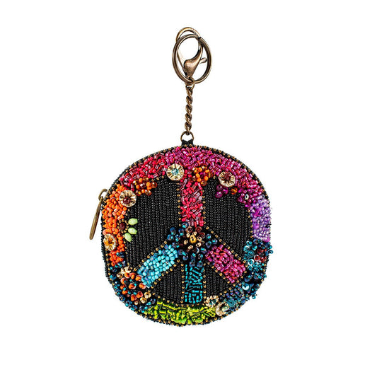 Make Peace Coin/Key Fob Purse