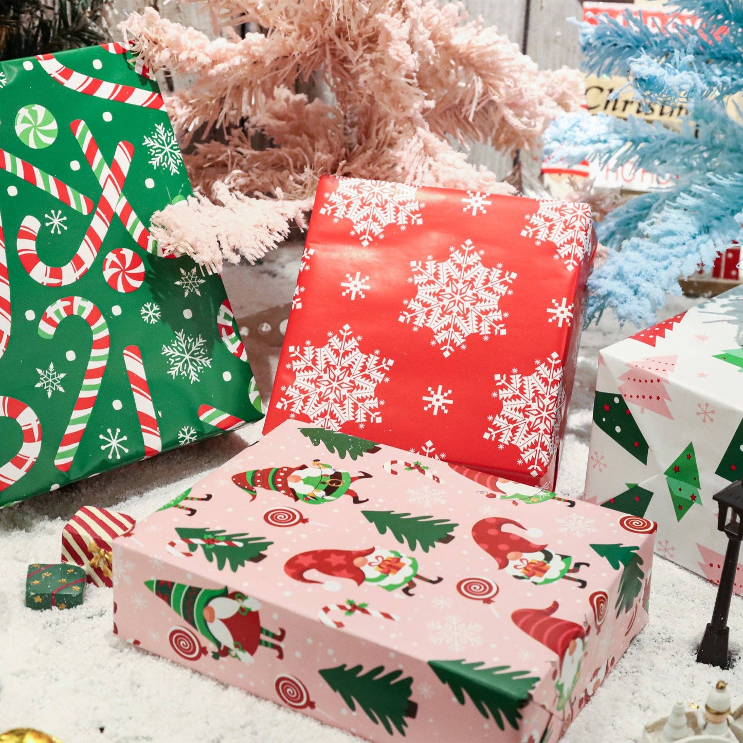 30" x 10' Holiday Wrapping Paper | Holiday Trees