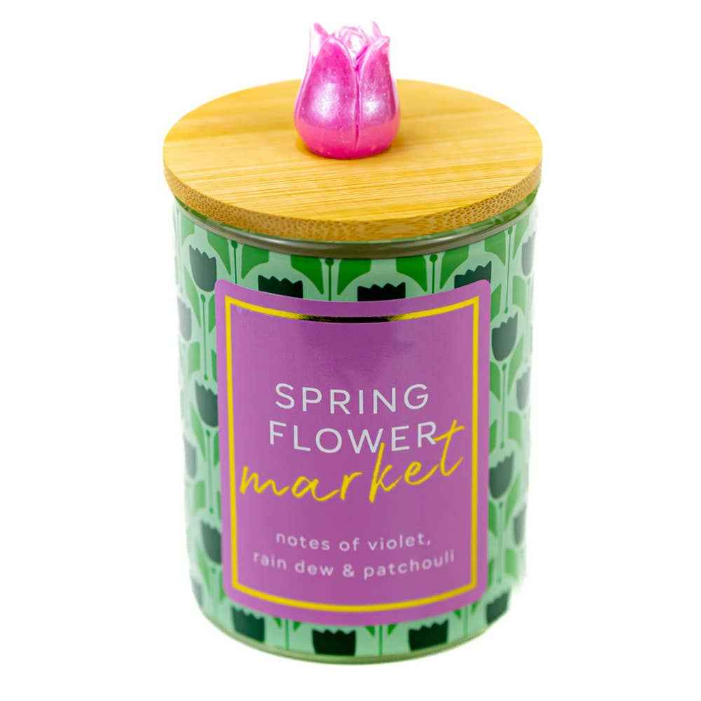 Spring Flower Market – 10oz Scented Spring Gift Candle