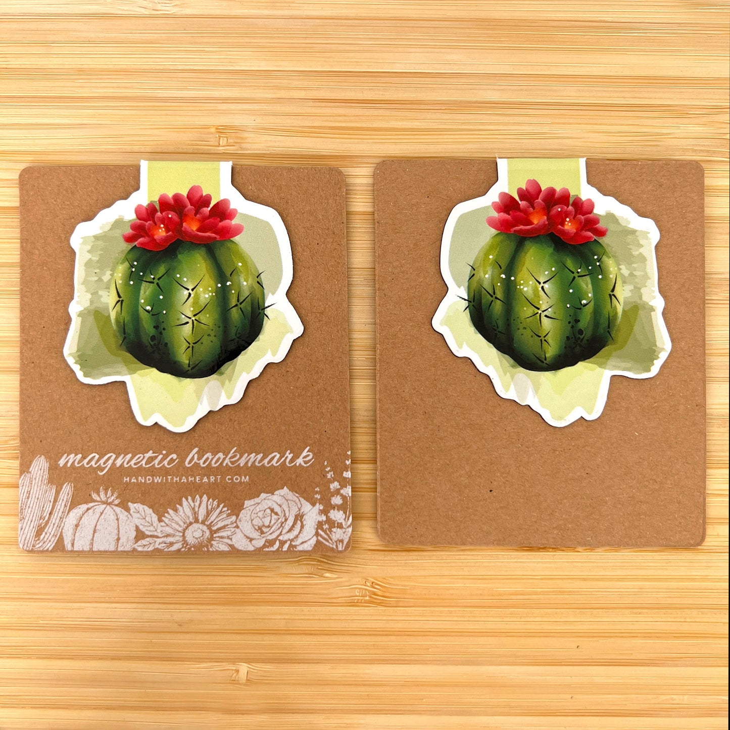 Cactus Barrel Magnetic Bookmark