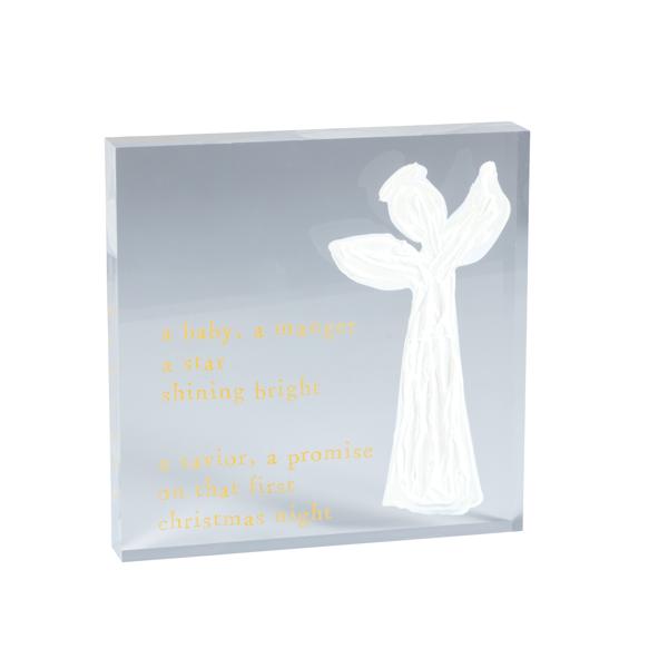 A Baby Angel Scripture Plaque