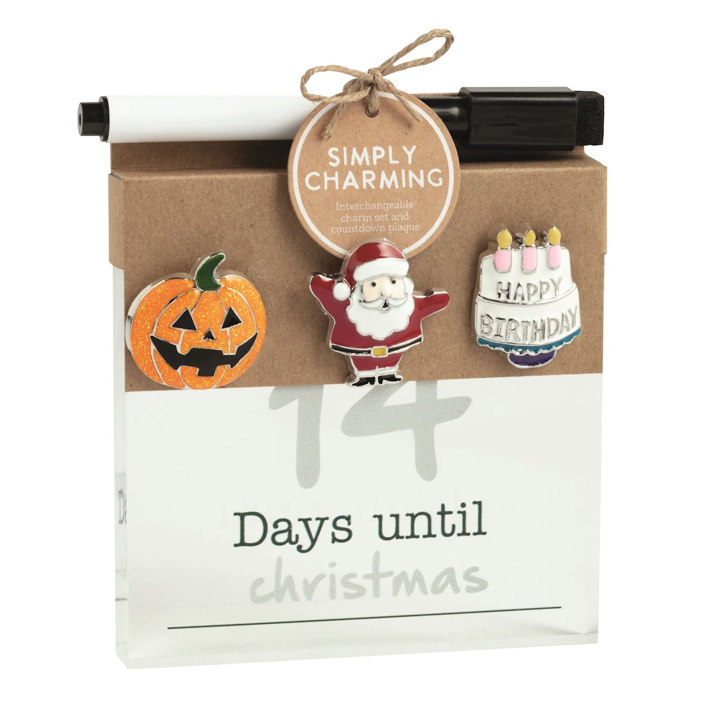 Simply Charming Countdown Plaque Set