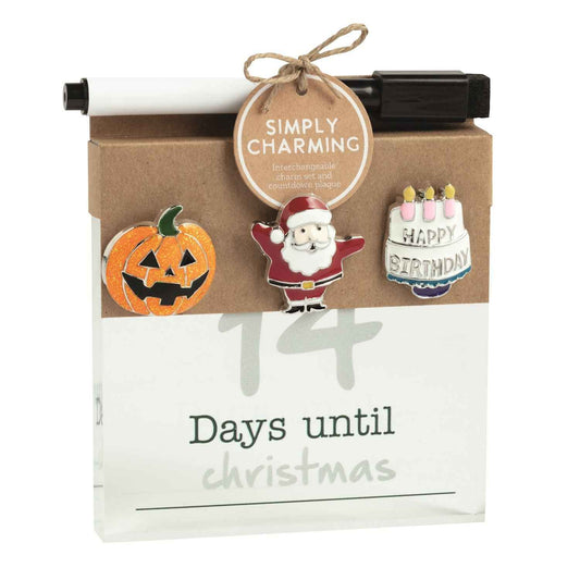 Simply Charming Countdown Plaque Set
