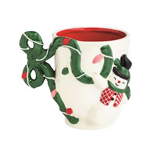 Christmas Bow Character Mugs