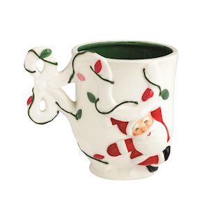 Christmas Bow Character Mugs