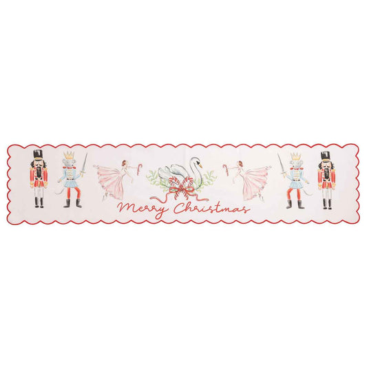 Nutcracker Merry Christmas Table Runner