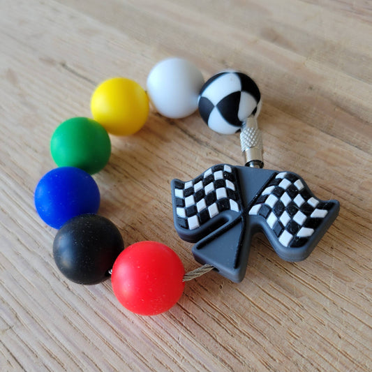 Tumbler Charm Key Ring