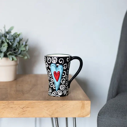 White Swirl Mug