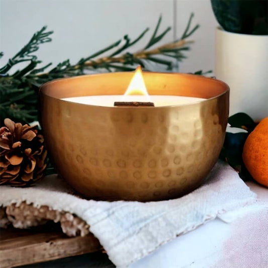 Candle Brass 14oz Astd