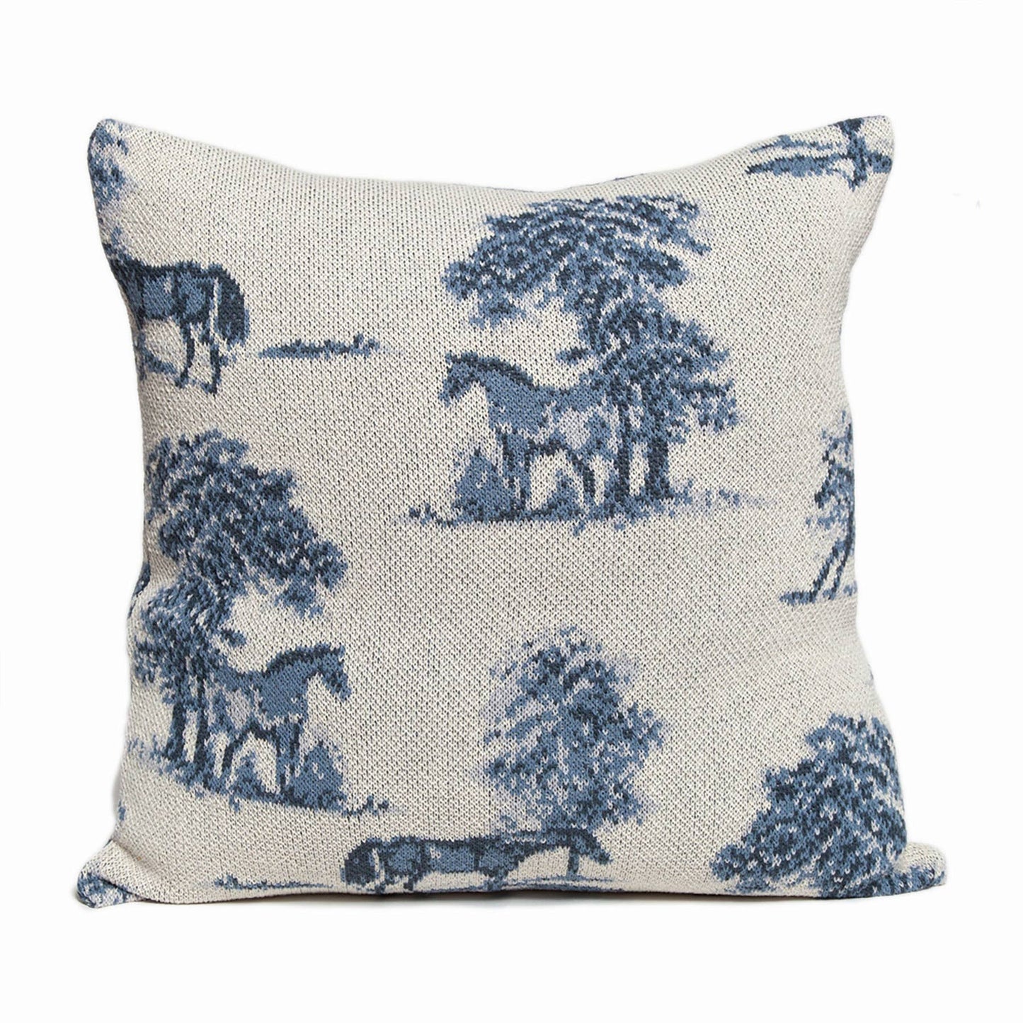 Equestrian Toile Pillow