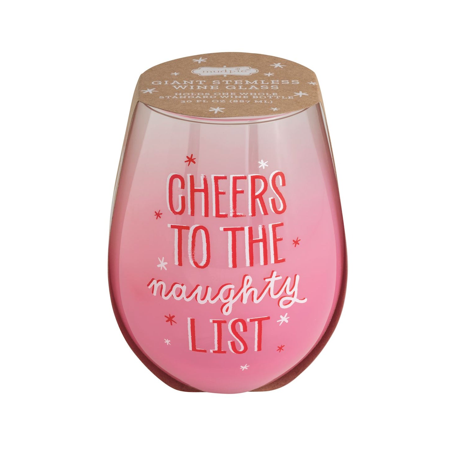 Cheers Giant Holiday Wine Glass
