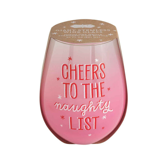 Cheers Giant Holiday Wine Glass