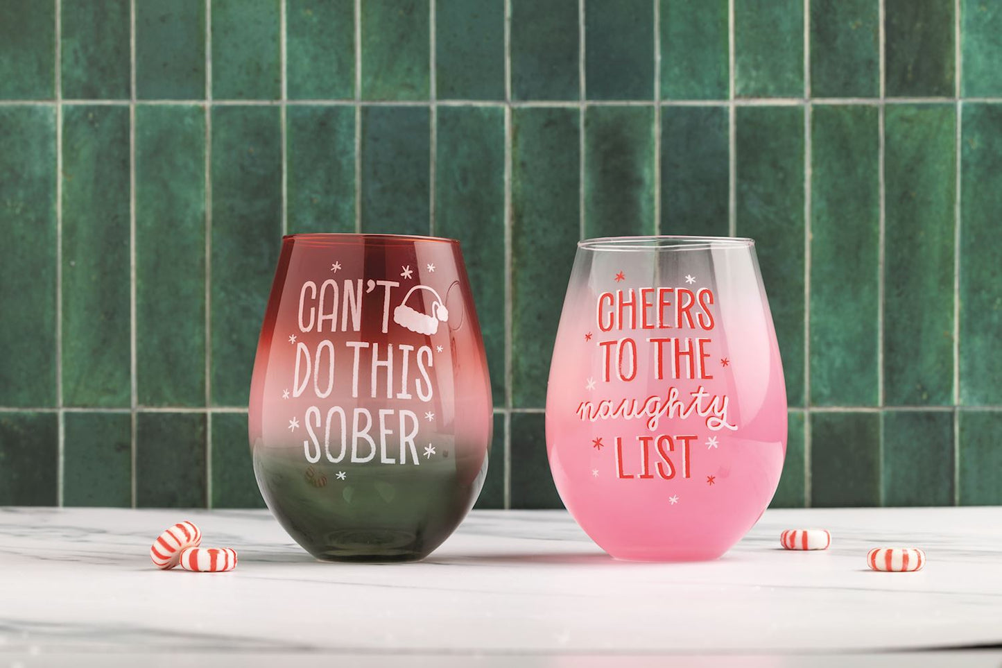 Can't Do This Sober Giant Stemless Wine Glass, 30 Ounce, view 2