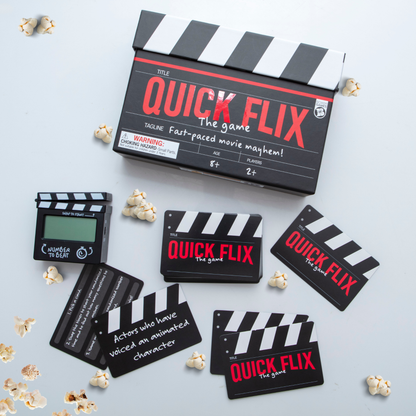 Quick Flix - Movie Trivia Party Game for Families & Adults