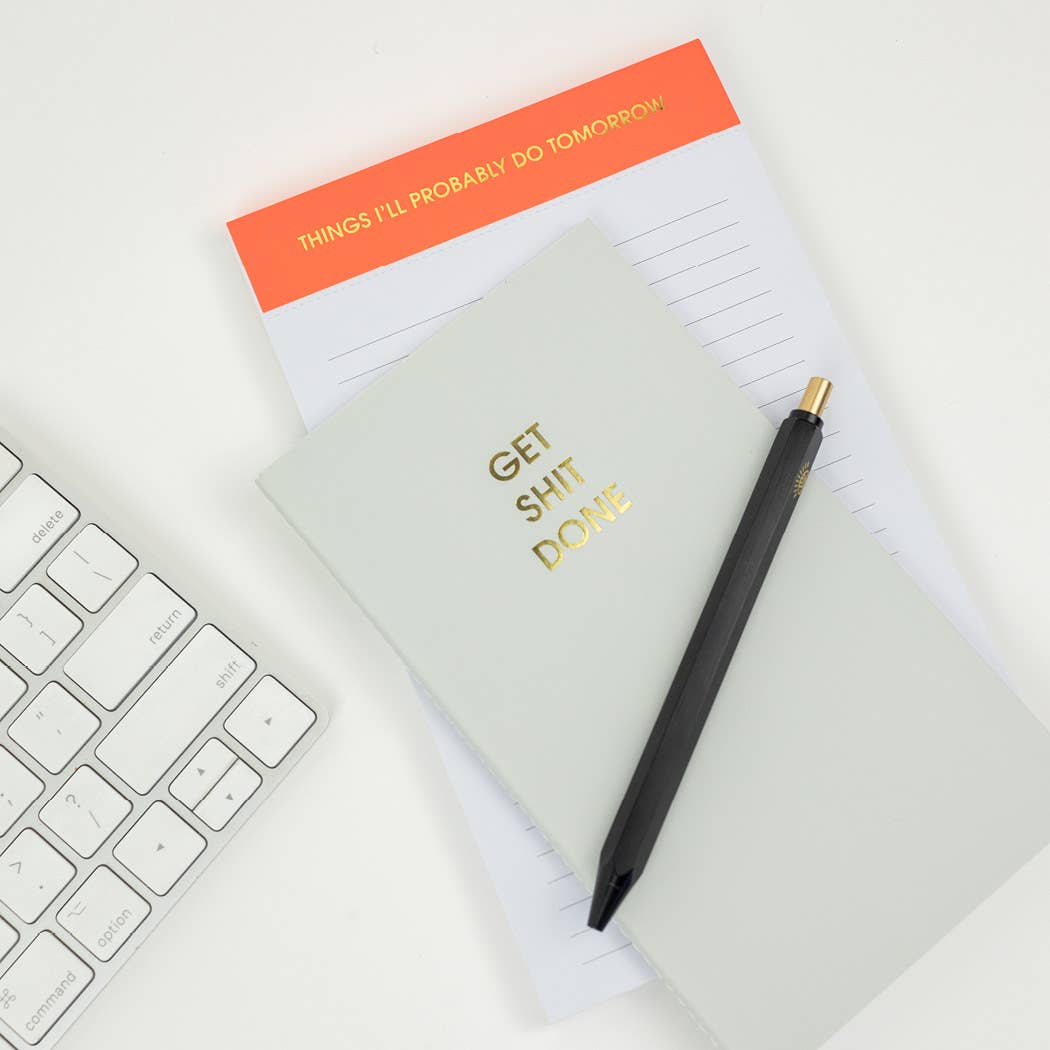 Things I'll Probably Do Tomorrow - Lined Notepad - Neon Orange - 65 perforated pages - 5x8