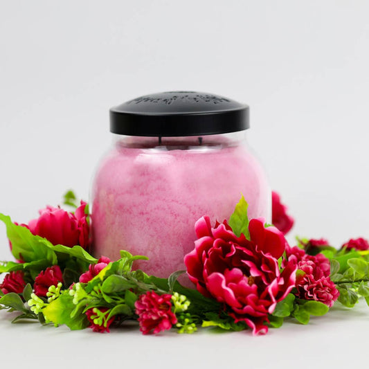 A Cheerful Giver - Pink Peony Bloom Candle Ring