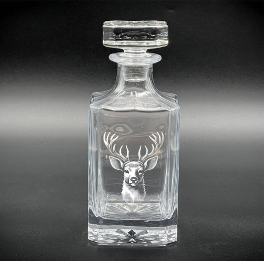 Adirondack Etching LLC - Stag - 750ml Whiskey Decanter