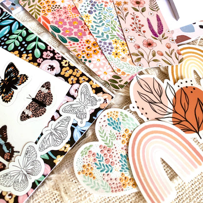 Floral Heart Sticker
