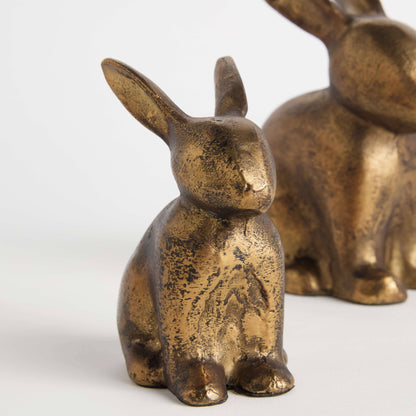 SITTING RABBIT SCULPTURE- Set of 2