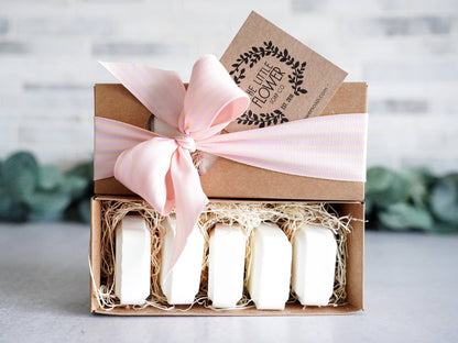 The Little Flower Soap Co - Valentines Shower Steamers Gift Set of 5 Menthol gift