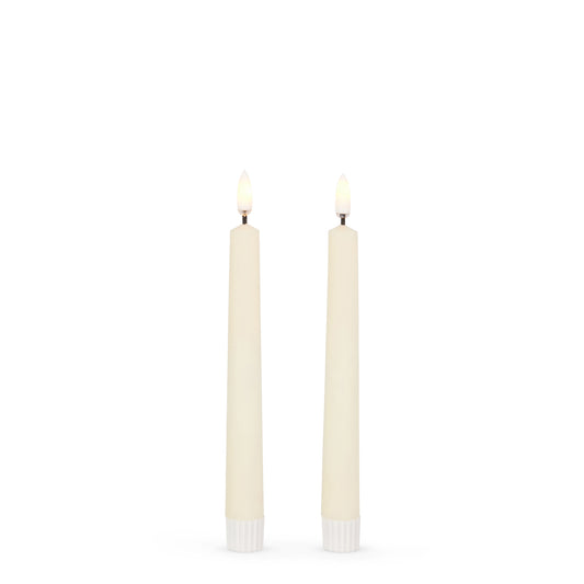7" Ivory Taper Candles