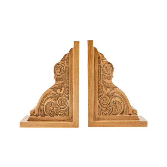 Florence Vintage Corbel Wood Bookends (SET of 2)