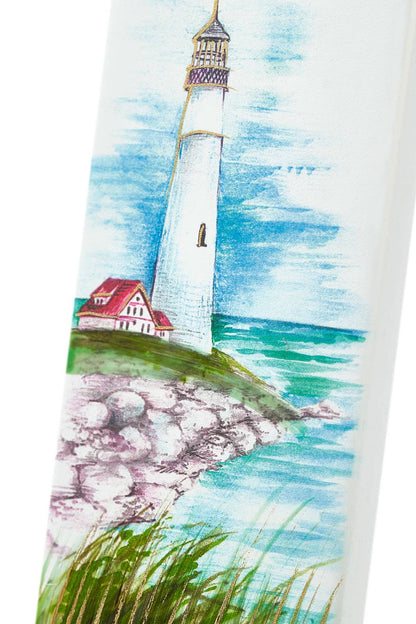 Flat Handmade Candle-Lighthouse