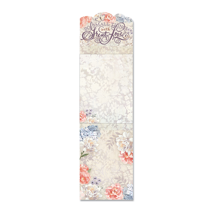 Pocket Notepad-Black Floral