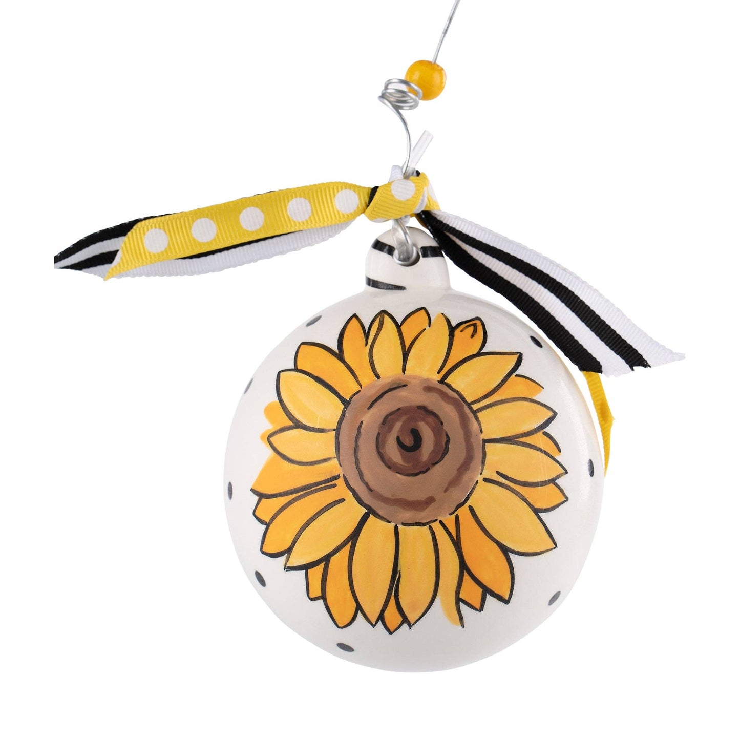 Faith Over Fear Sunflower Ornament