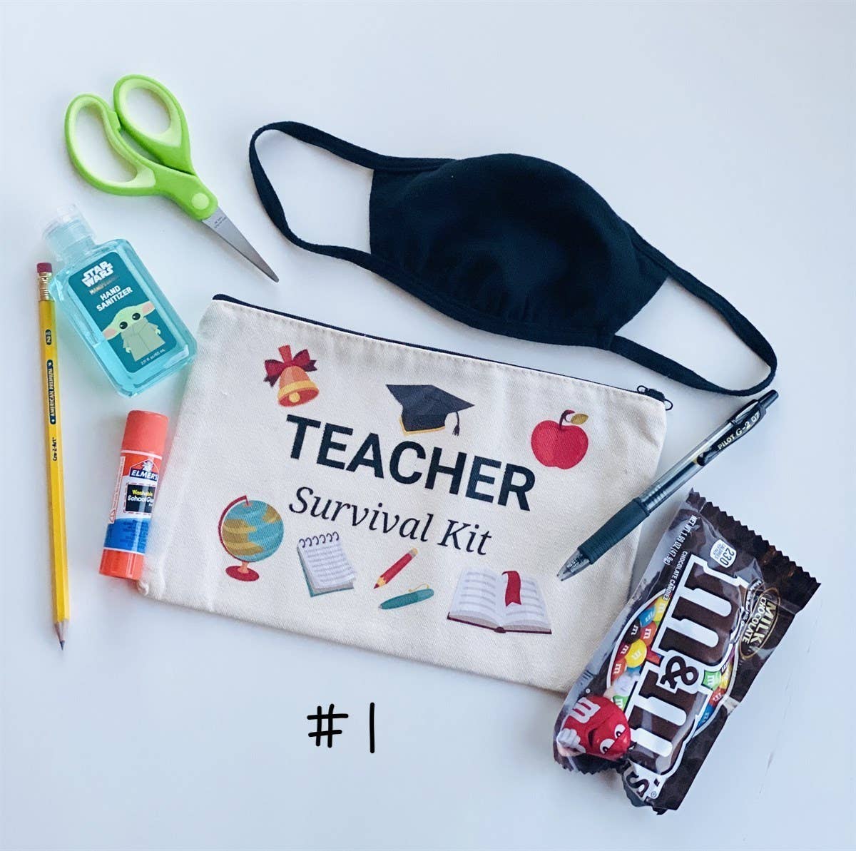 The Olive Branch Boutique Teacher Survival Kit Pouch - Thumbnail 2