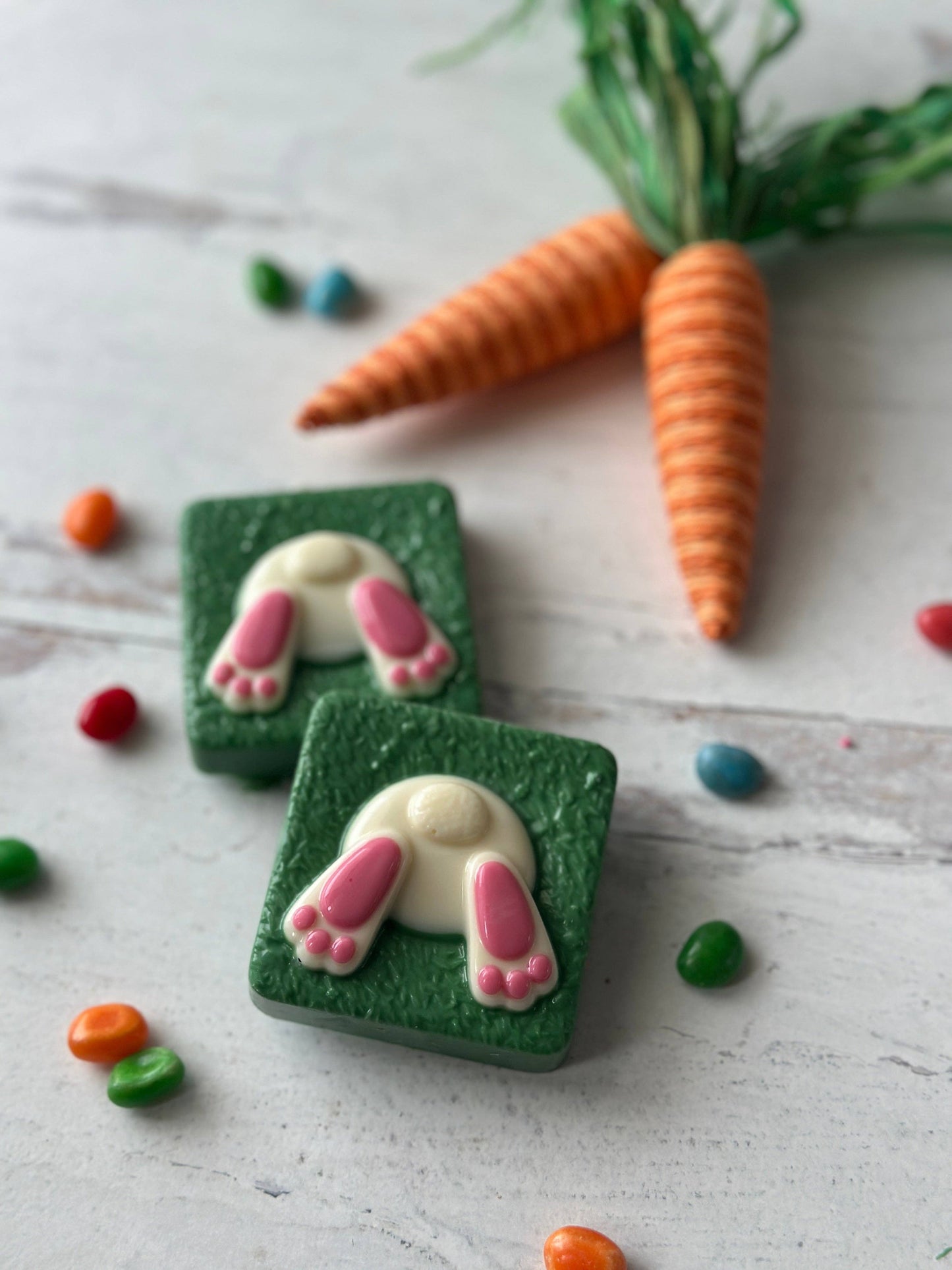 Bunny Butt Chocolate Covered Gram Crackers