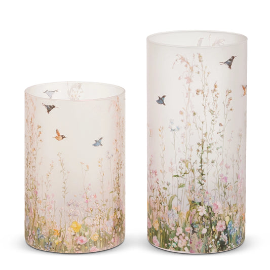 Wildflower Whimsy Decorative Containers - set of 2