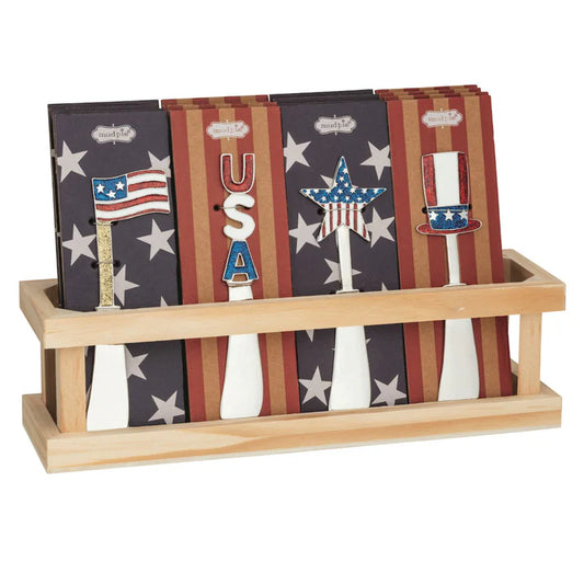 Enamel Americana Spreaders - Assorted - Sold Separately
