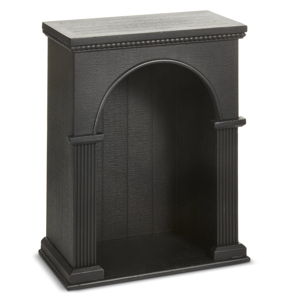 16" Black Curio Cabinet