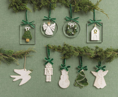 Turtle Dove Ceramic Ornament, view 3