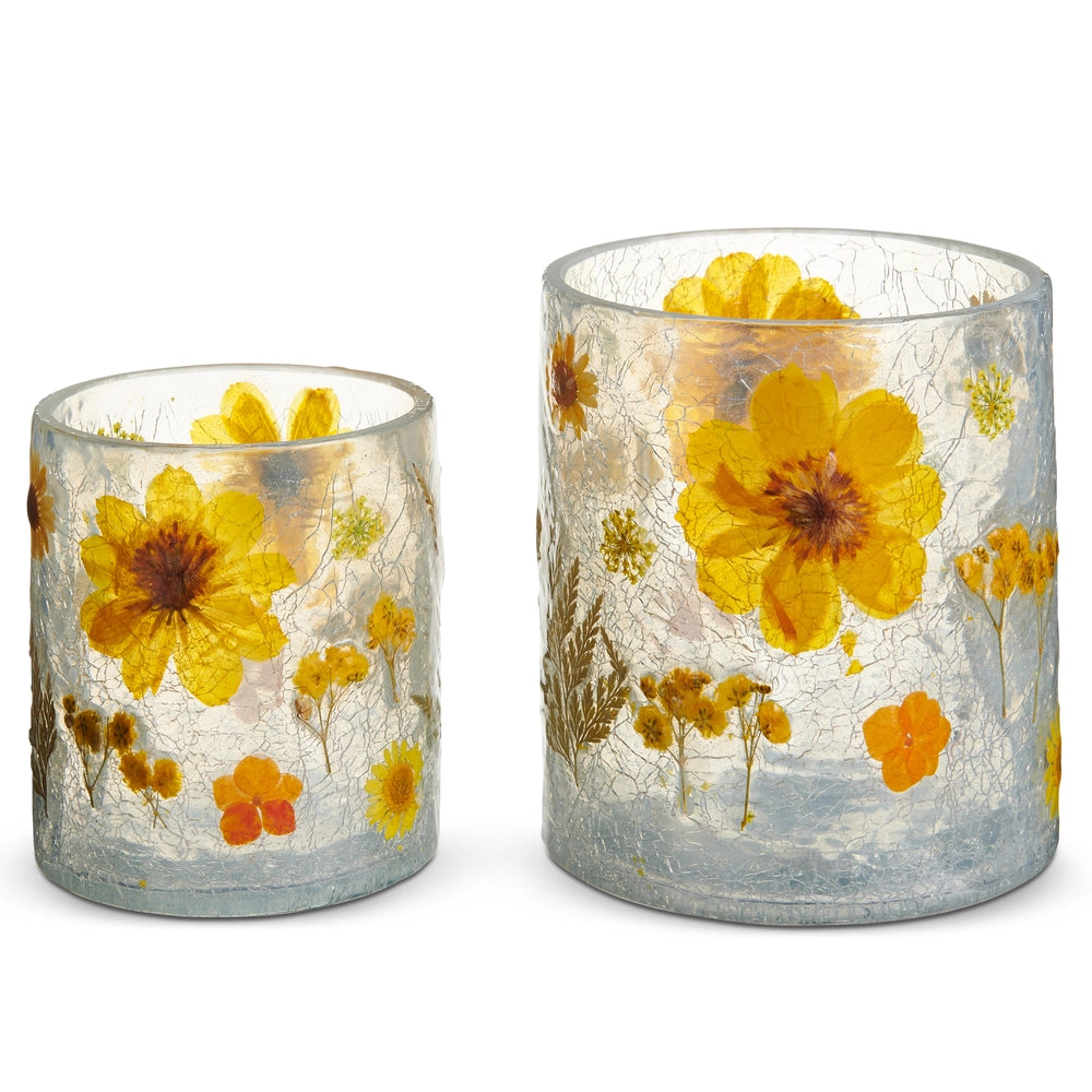 5" Buttercup Pattern Containers - set of 2