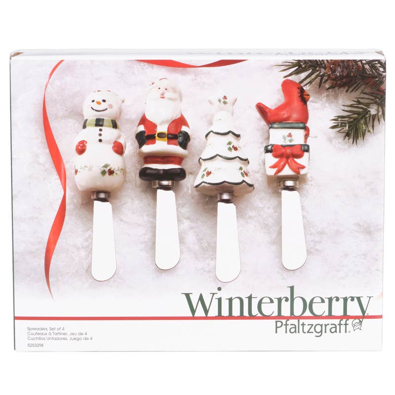 Winterberry Spreaders S4 Assorted Giftbox