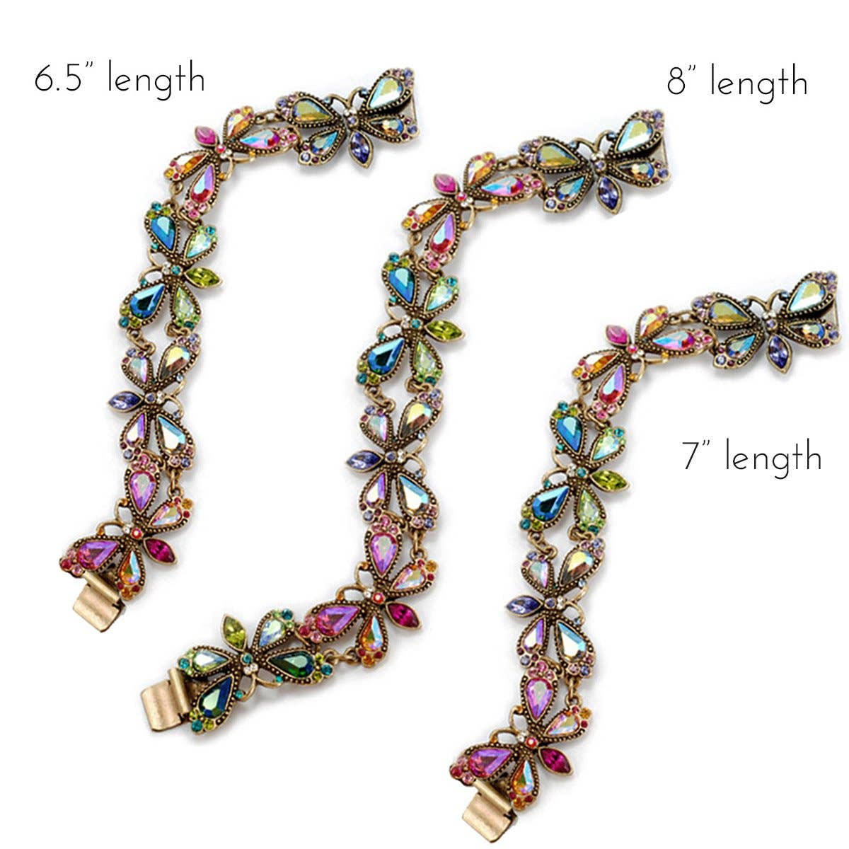 Joyería Sweet Romance - Pulsera vintage de luciérnaga arcoíris BR558