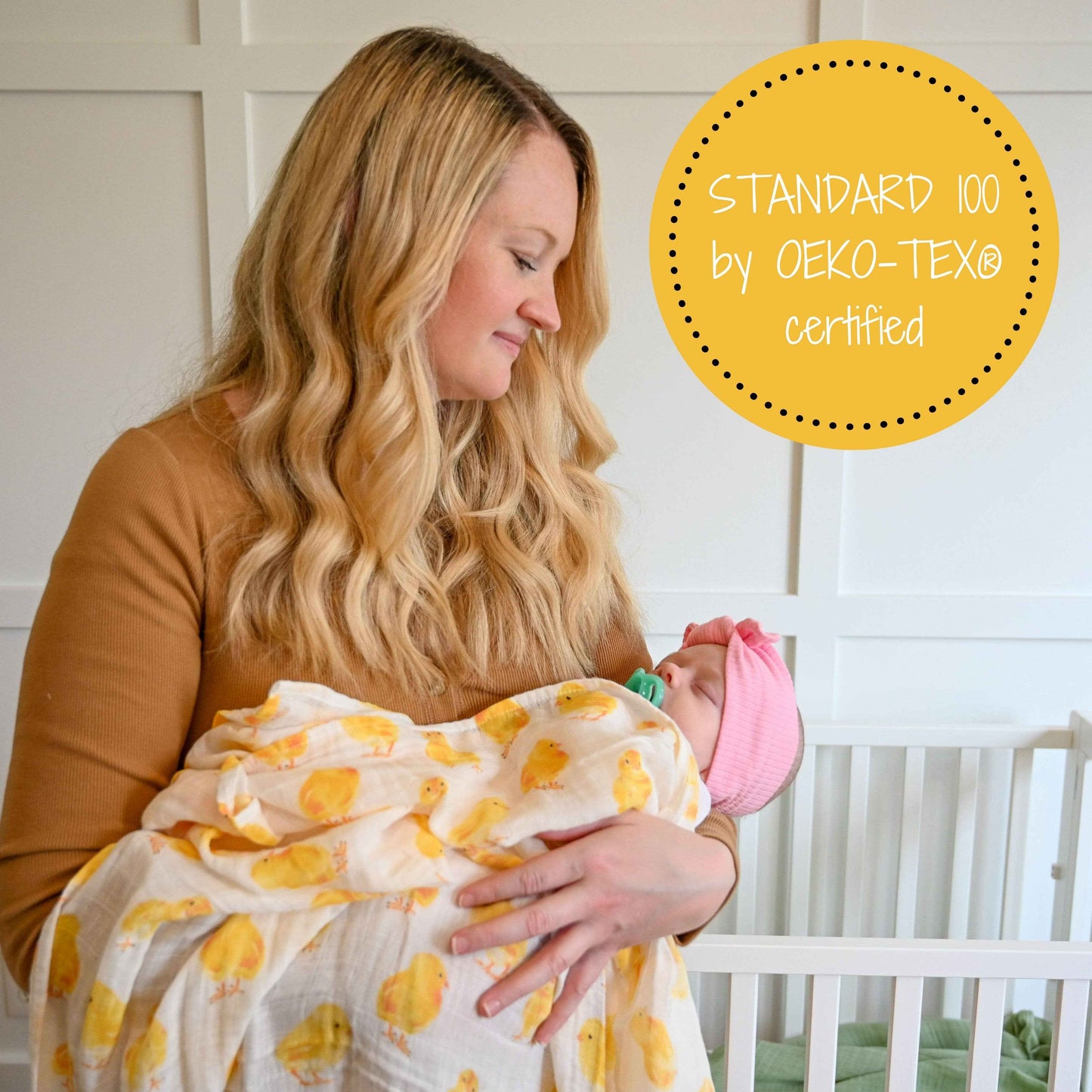 LollyBanks - Peep Peep Baby Muslin Swaddle Blanket