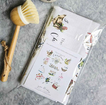 Tea Towel - 12 Days of Christmas