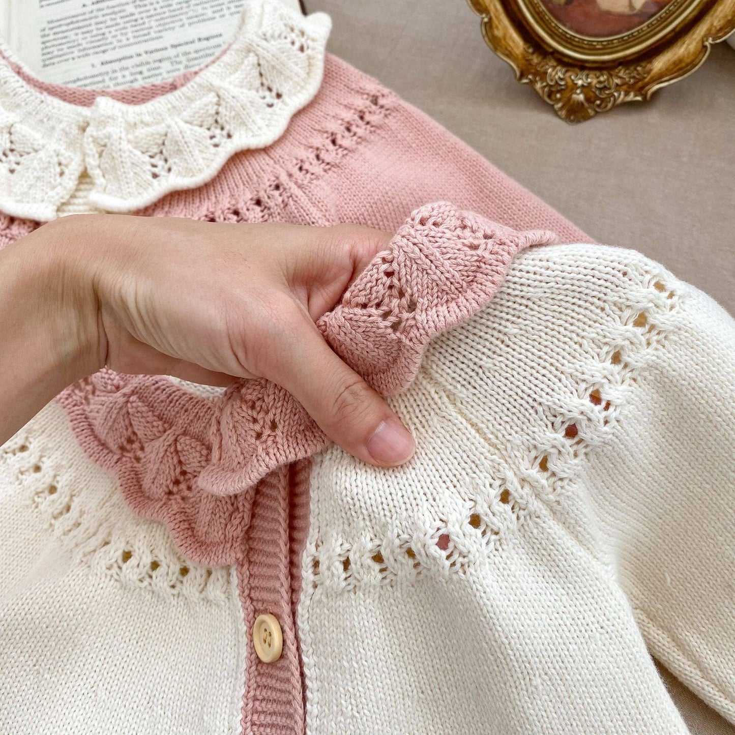 Baby Girl Embroidered Cardigan