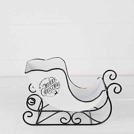 White Metal Sleigh