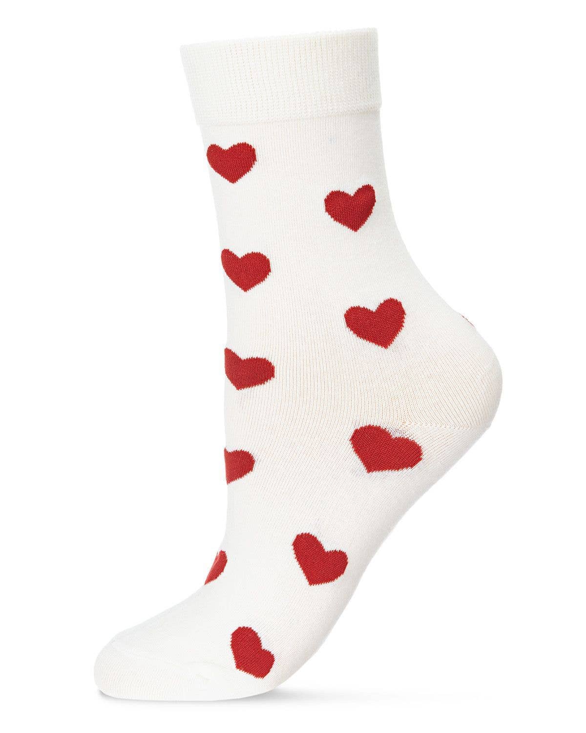 Sweetheart Cotton Blend Double-Thick Cuff Crew Sock