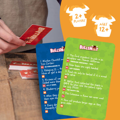 Bullshit Game - A Game of Bluffs - Funny Adult Party Game