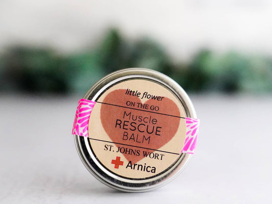 The Little Flower Soap Co - Valentines Day Muscle or Skin Rescue Balm Tins