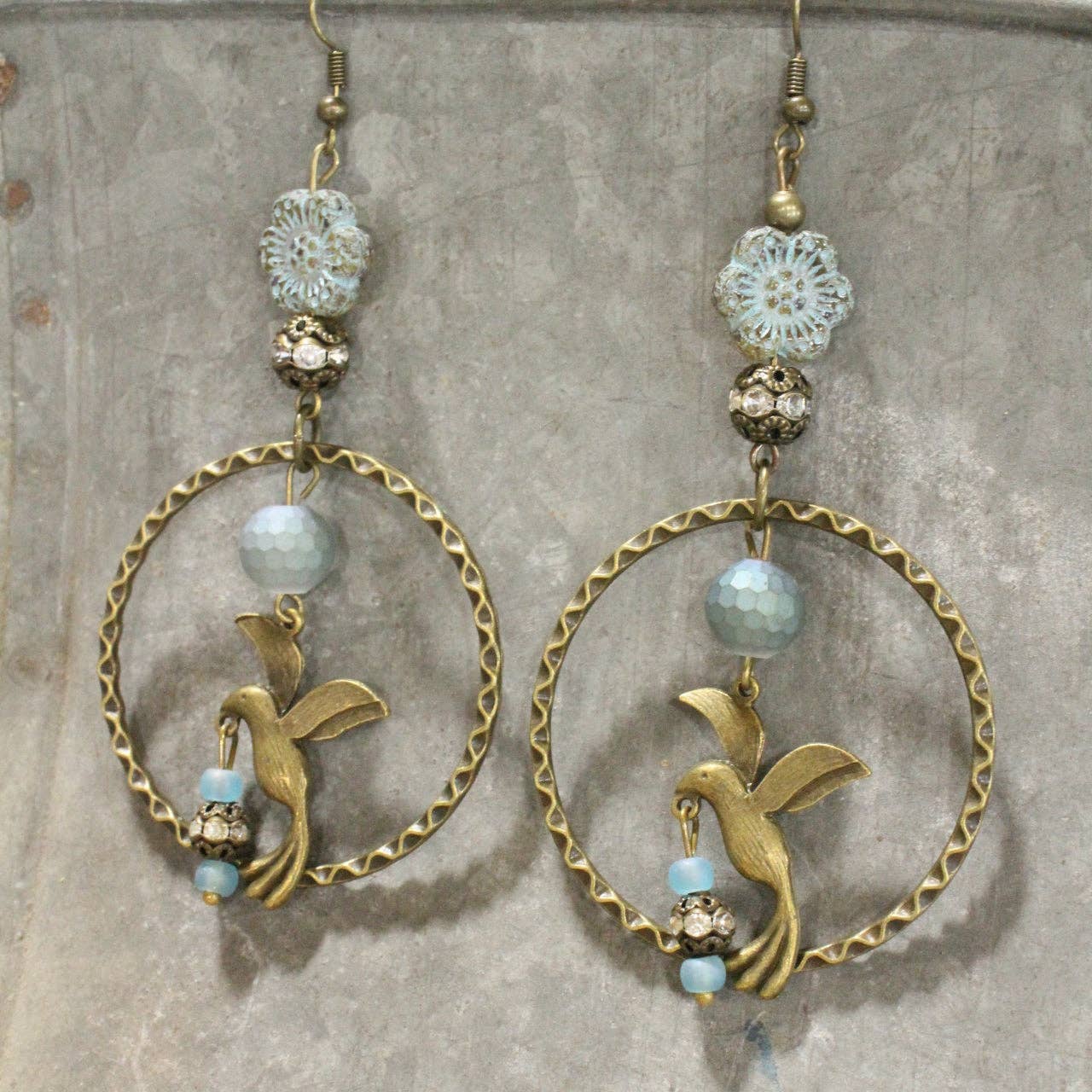 Soaring Bird Dangle Earrings