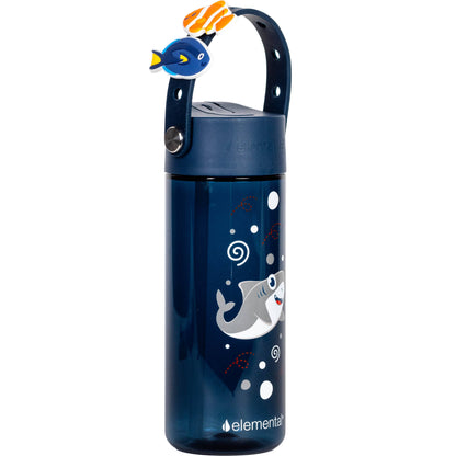 Personalizable Charm Water Bottle 18oz Shark Friends