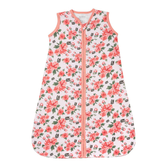 LollyBanks - Pink Peony Baby Sleep Sack 100% Organic Cotton